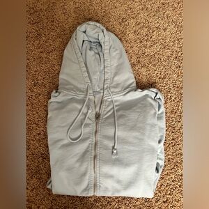 Baby Blue Brandy Melville Zip Up